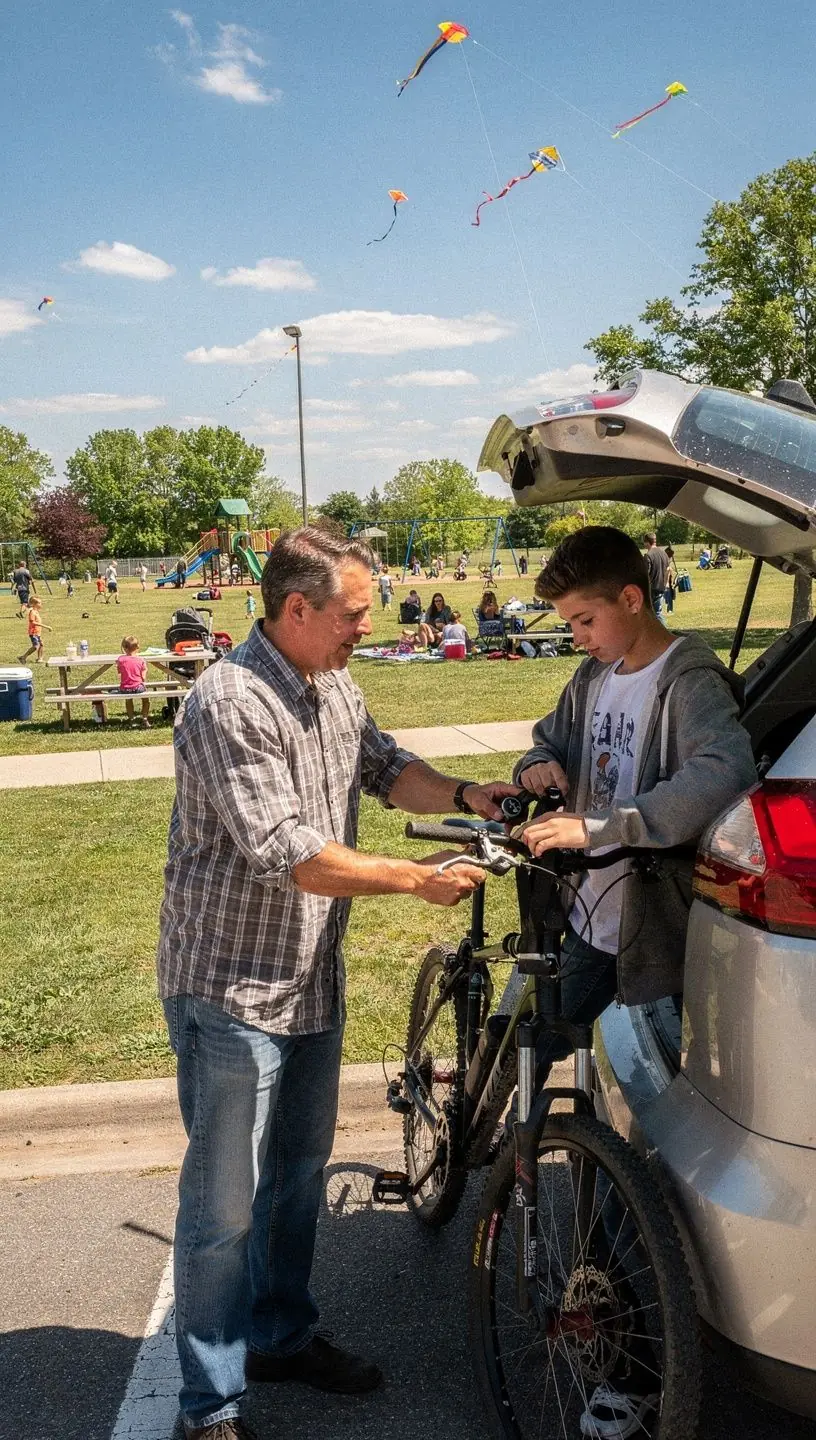Иконка с прозрачным ценообразованием для автомобильной страховки на фоне дороги.